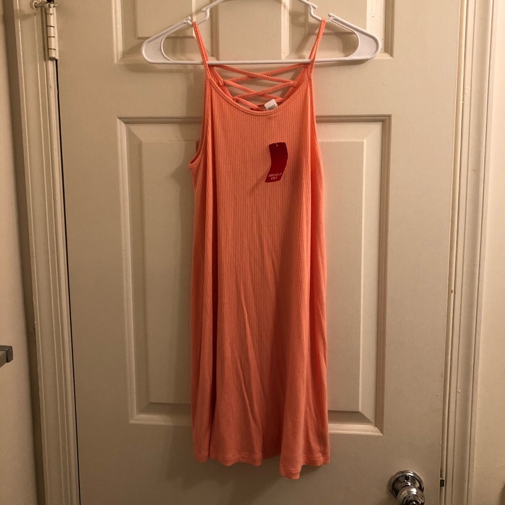FOREVER 21 (GIRLS) -  Short Peach Dress